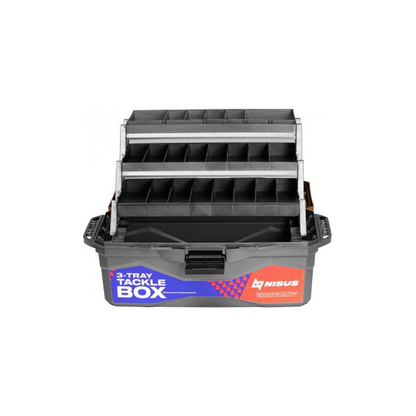Ящик для снастей Nisus Tackle Box трёхполочный золотой