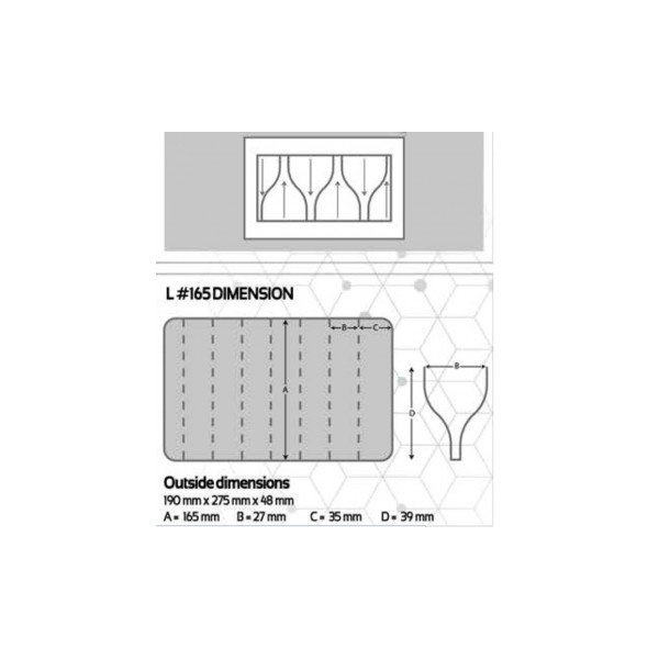 Коробка Helios HS-L-165 (19х27.5х4.8)