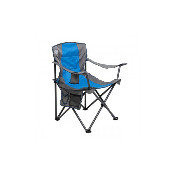 Кресло складное Premier PR-MC-347-1 синий/серый