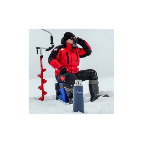 Термос Тонар HS.TM-032 (с ситечком) синий, 0.75 л