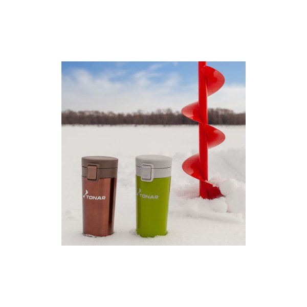 Термос-кружка Тонар HS.TMK-03 (400мл) зеленый