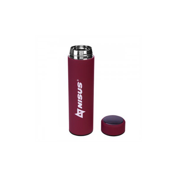 Термос Nisus N.TM-049-R (с термодатчиком, 0.45 л) красный