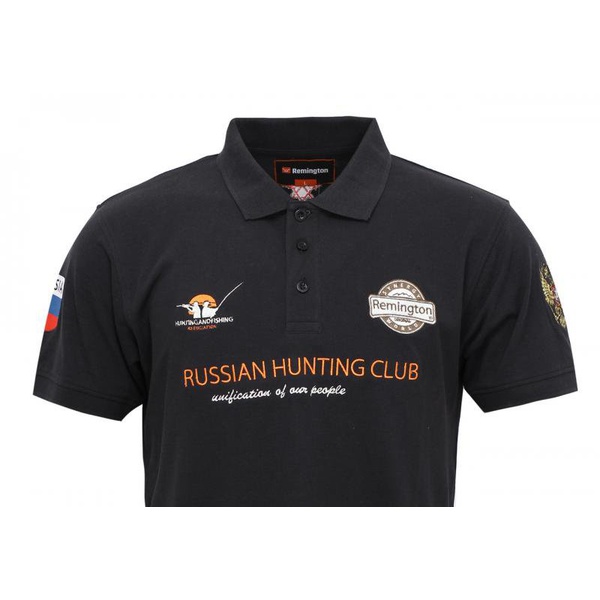 Футболка Remington Men’s Short Sleeve Polo чёрный