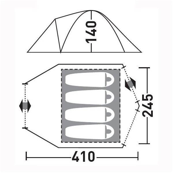 Палатка Greenell Лимерик 4 V2
