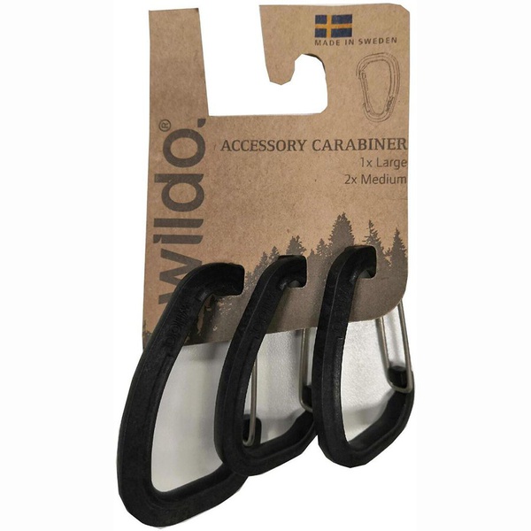 Набор карабинов Wildo Accessory Carabiner 3-set black