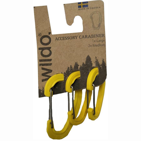 Набор карабинов Wildo Accessory Carabiner 3-set lemon