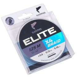 Леска плетёная Salmo Elite х4 Braid Dark Gray 125/008