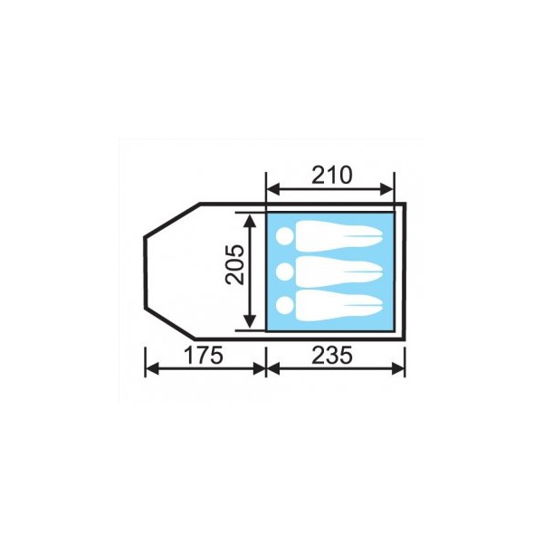 Палатка Campus Faro 3