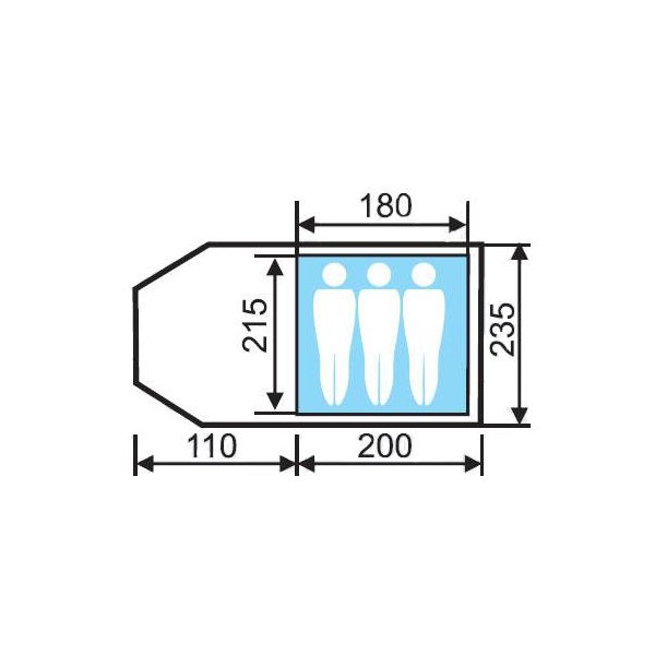 Палатка Campus Girona 3