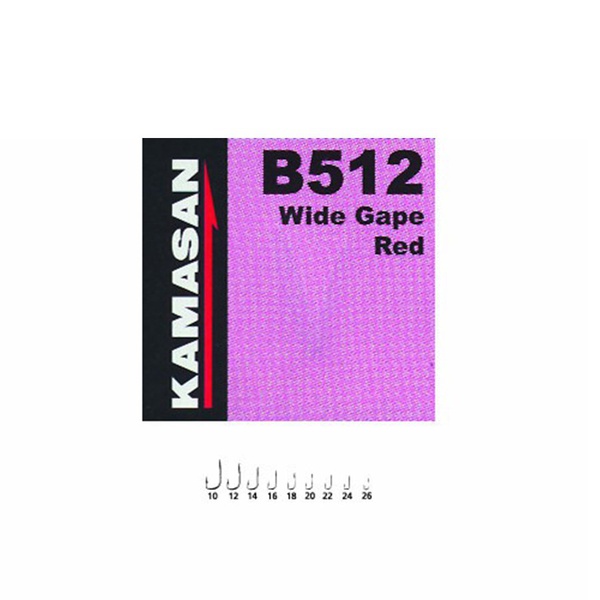 Крючки Kamasan В 512 разм.022 (10 шт)