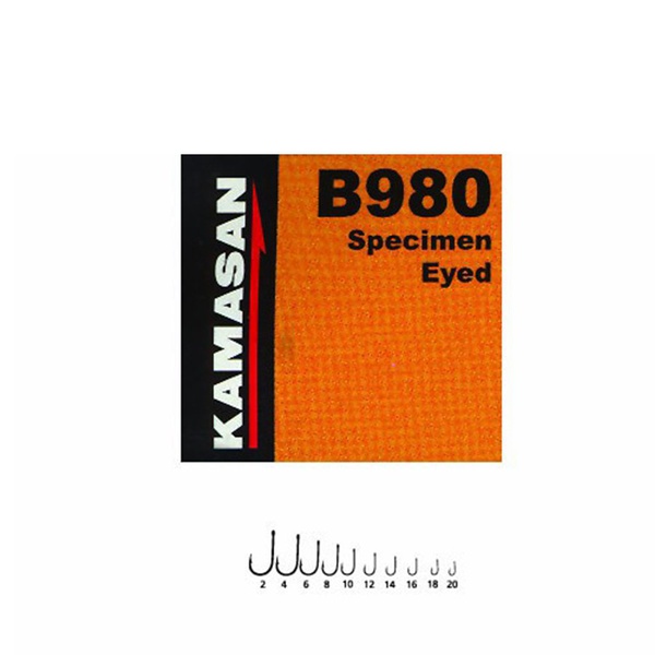 Крючки Kamasan В 980 разм.018 (10 шт)