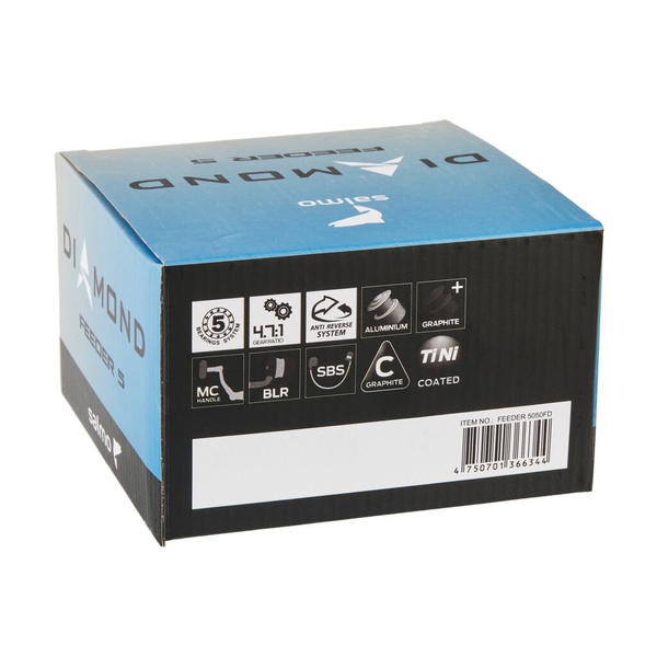 Катушка безынерционная Salmo Diamond Feeder 5 синий, 4000FD