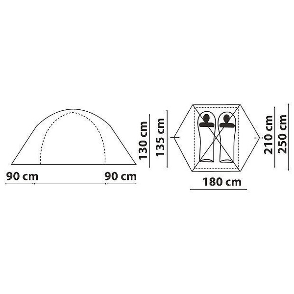 Палатка Canadian Camper Impala 2 forest