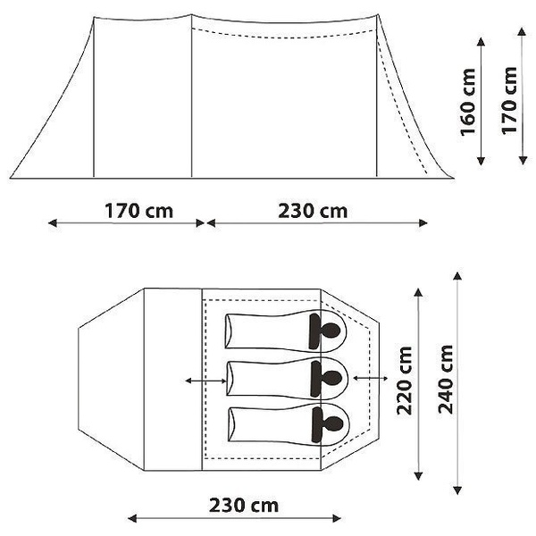 Палатка Canadian Camper Tanga 3 royal