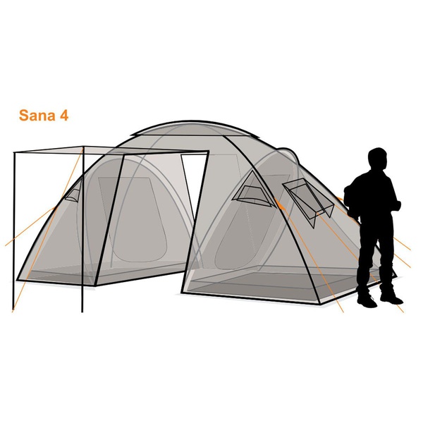 Палатка Canadian Camper Sana 4 forest