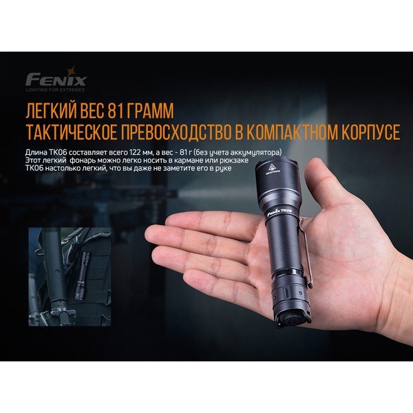Фонарь Fenix TK06 Cree SST20 L4