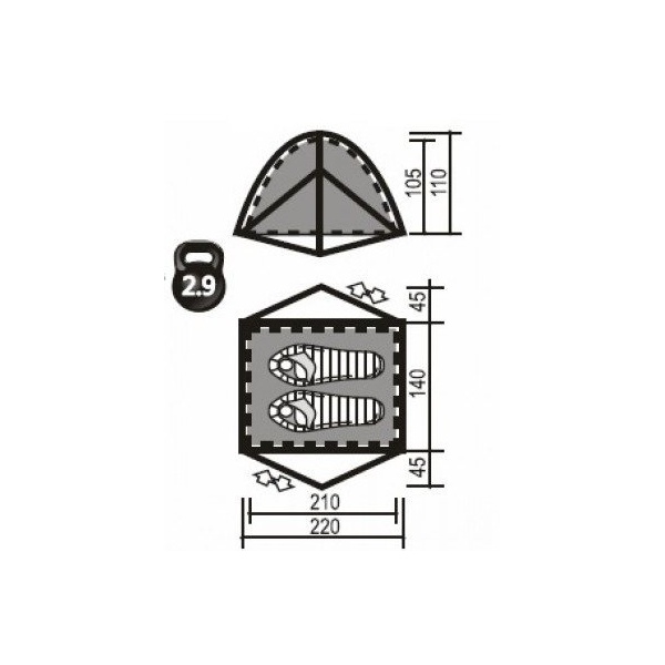 Палатка Indiana Lagos 2