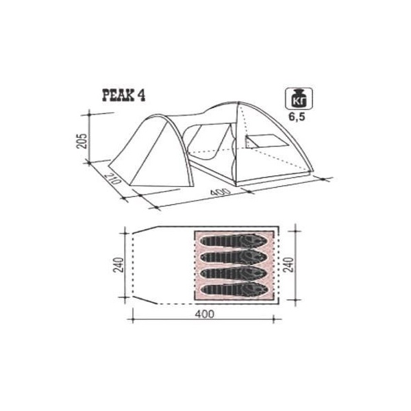 Палатка Indiana Peak 4