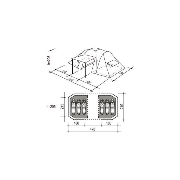 Палатка Indiana Sierra 6