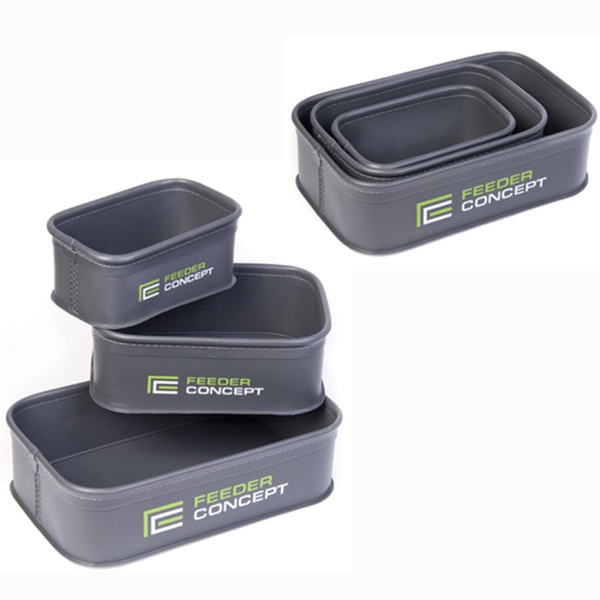 Ёмкость для прикормки и насадки Feeder Concept 01 Eva набор 3 шт