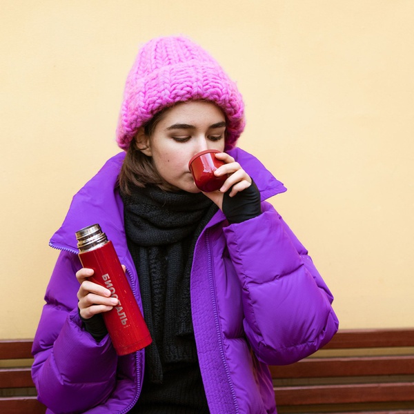 Термос Biostal Fler NB-500C красный, 0,5