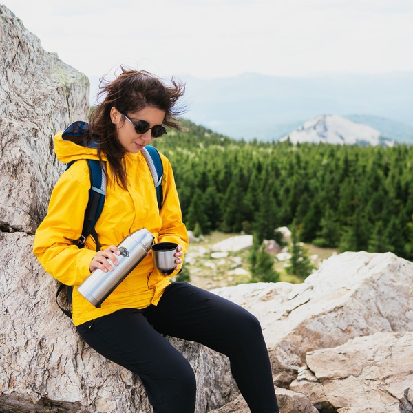 Термос Biostal Охота NBP-1200Z (с ситечком) стальной, 1,2 л