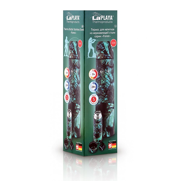 Термос LaPlaya Thermo Bottle Forest камуфляжный, 0,5 л