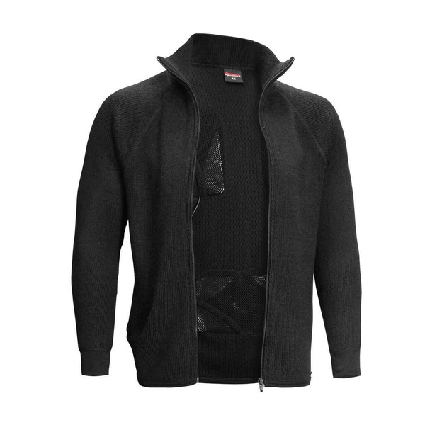 Фуфайка шерстяная с подогревом RedLaika Arctic Merino Wool RL-TM-04 чёрный, 6-22 часа (4400 mAh)