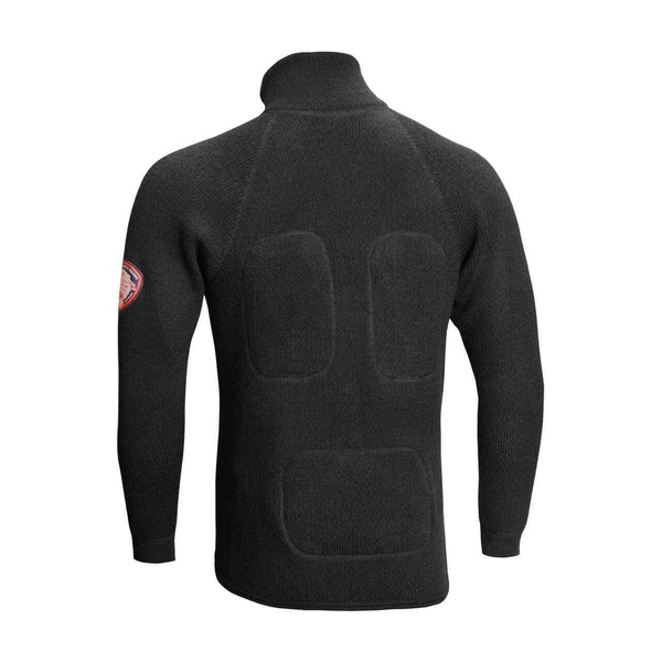 Фуфайка шерстяная с подогревом RedLaika Arctic Merino Wool RL-TM-04 чёрный, 6-22 часа (4400 mAh)