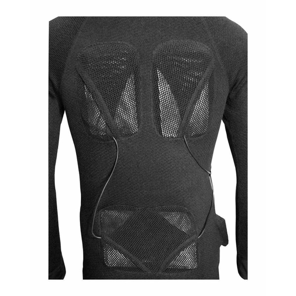 Фуфайка шерстяная с подогревом RedLaika Arctic Merino Wool RL-TM-31 чёрный, 6-22 часа (4400 mAh)