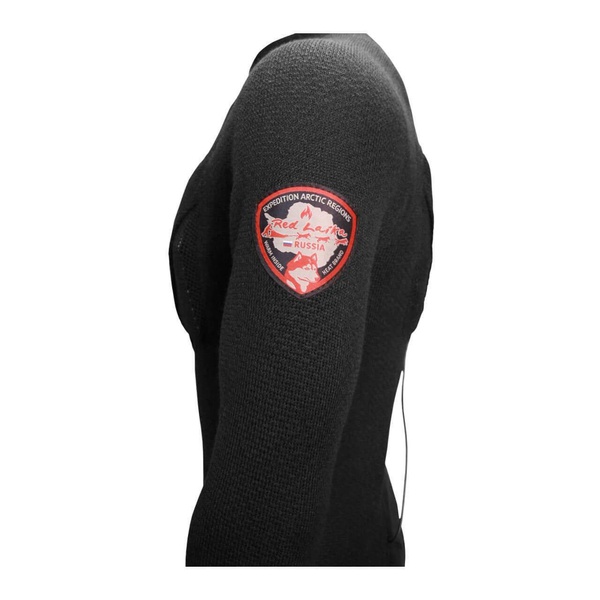 Фуфайка шерстяная с подогревом RedLaika Arctic Merino Wool RL-TM-31 чёрный, 6-22 часа (4400 mAh)