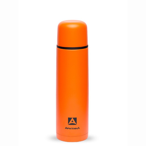 Термос Арктика 102-500 пластиковый корпус оранжевый, 0,5 л