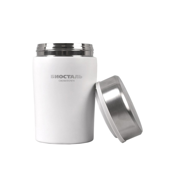 Термос Biostal Crosstown белый, 0,5 л