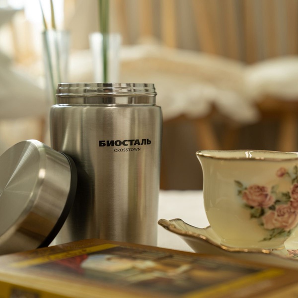Термос Biostal Crosstown стальной, 0,5 л