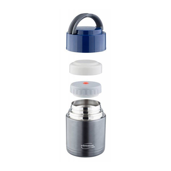 Термос ThermoCafe by Thermos TS-3506 голубой, 0,8 л