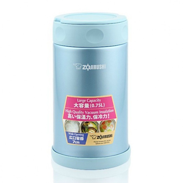 Термос Zojirushi SW-FCE75 голубой, 0,75 л