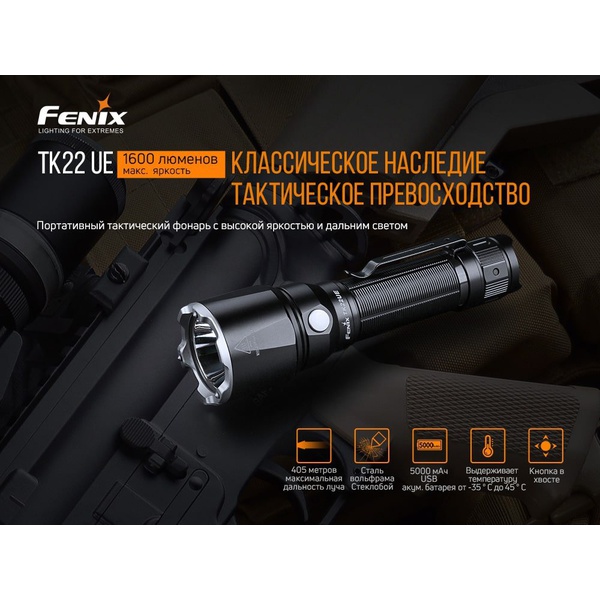 Фонарь Fenix TK22 UE