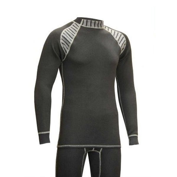 Фуфайка с подогревом RedLaika Arctic Merino Wool RL-TM-21 чёрный, до 8 часов (2600 mAh, с клипсой)