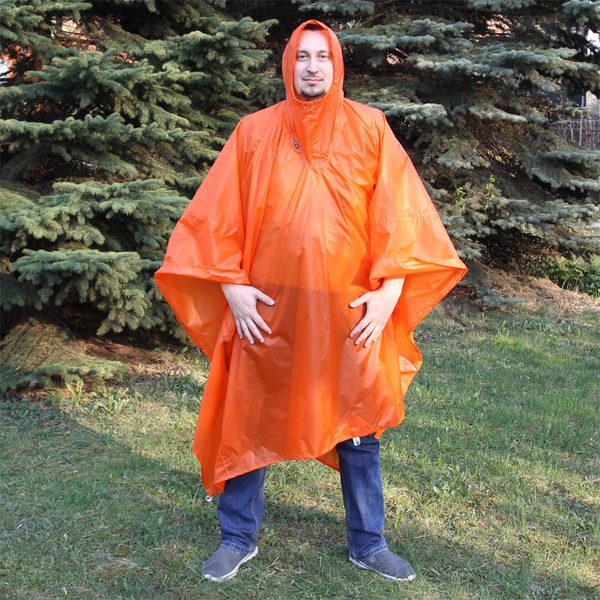 Пончо-тент Сплав shell Si/Pu оранжевый