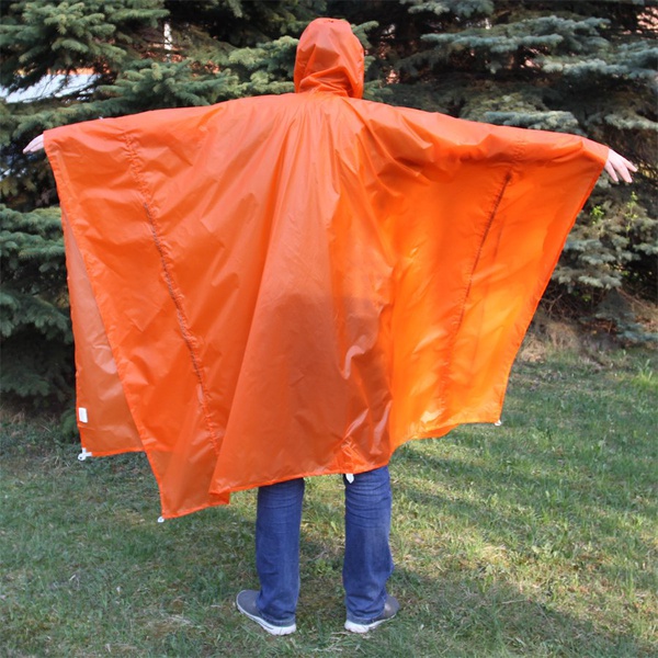 Пончо-тент Сплав shell Si/Pu оранжевый