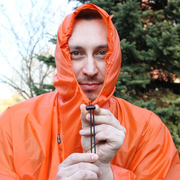 Пончо-тент Сплав shell Si/Pu оранжевый