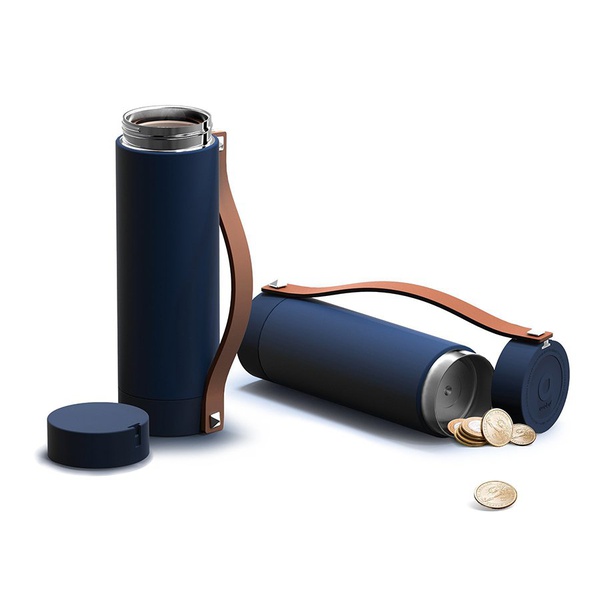 Термос-бутылка Asobu Clutch N Go белый, 0,41 л