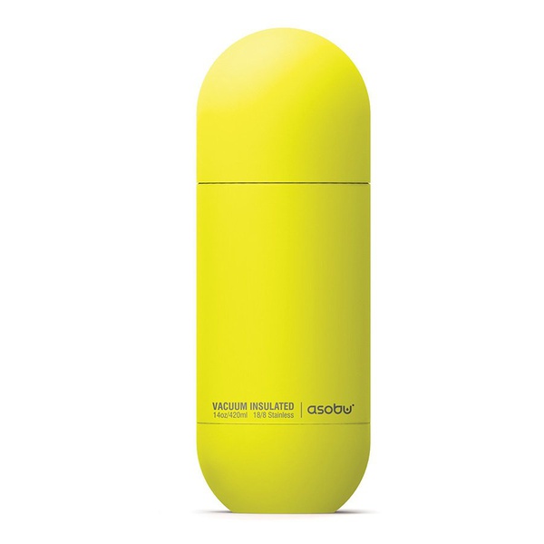 Термос-бутылка Asobu ORB жёлтый, 0,42 л