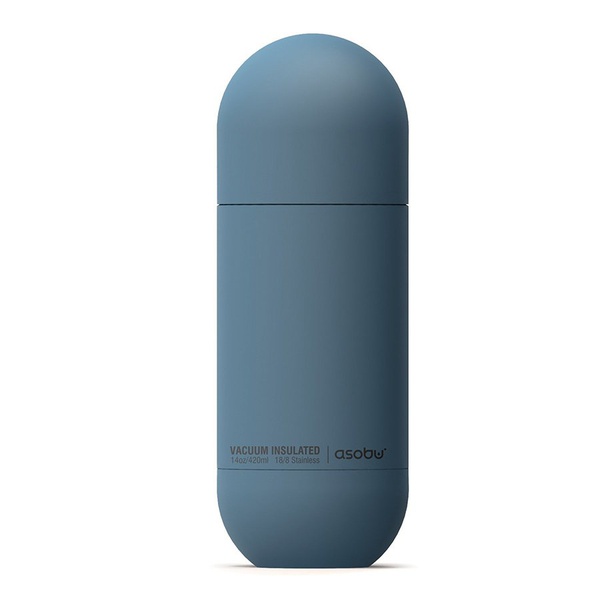 Термос-бутылка Asobu ORB синий, 0,42 л