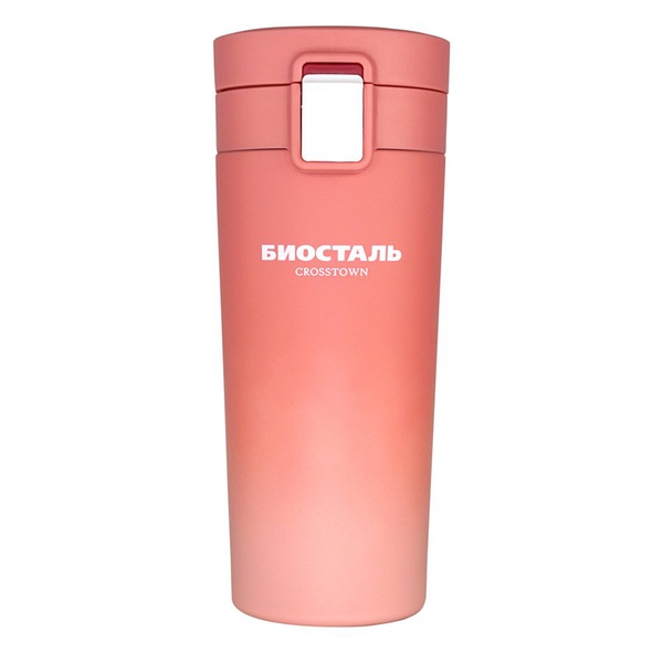 Термокружка Biostal Crosstown NMT-400Z коралловый, 0,4 л