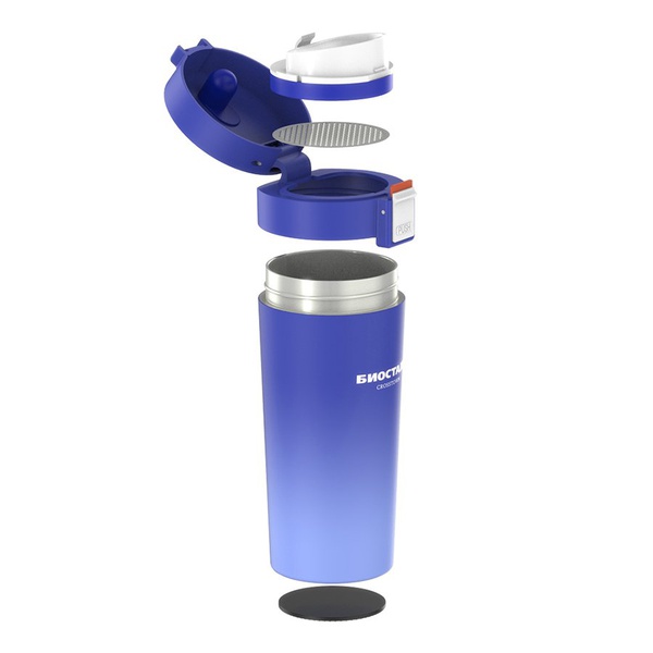 Термокружка Biostal Crosstown NMT-400Z синий, 0,4 л