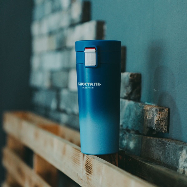 Термокружка Biostal Crosstown NMT-400Z синий, 0,4 л