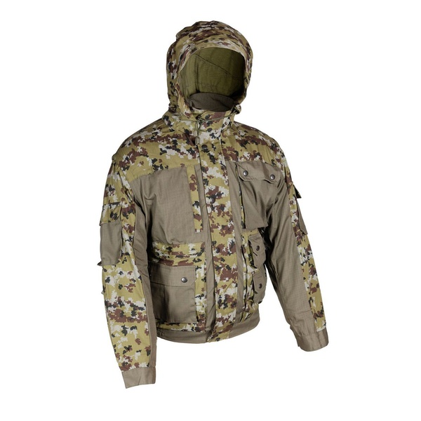 Костюм Huntsman Зверобой, тк. смесовая рип-стоп Хаки/Цифра 60