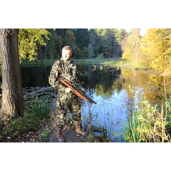 Костюм Huntsman Зверобой хаки/КМФ Цифра, тк. смесовая рипстоп