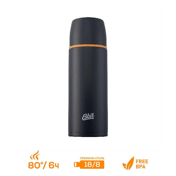 Термос Esbit VF чёрно-оранжевый, 1 л